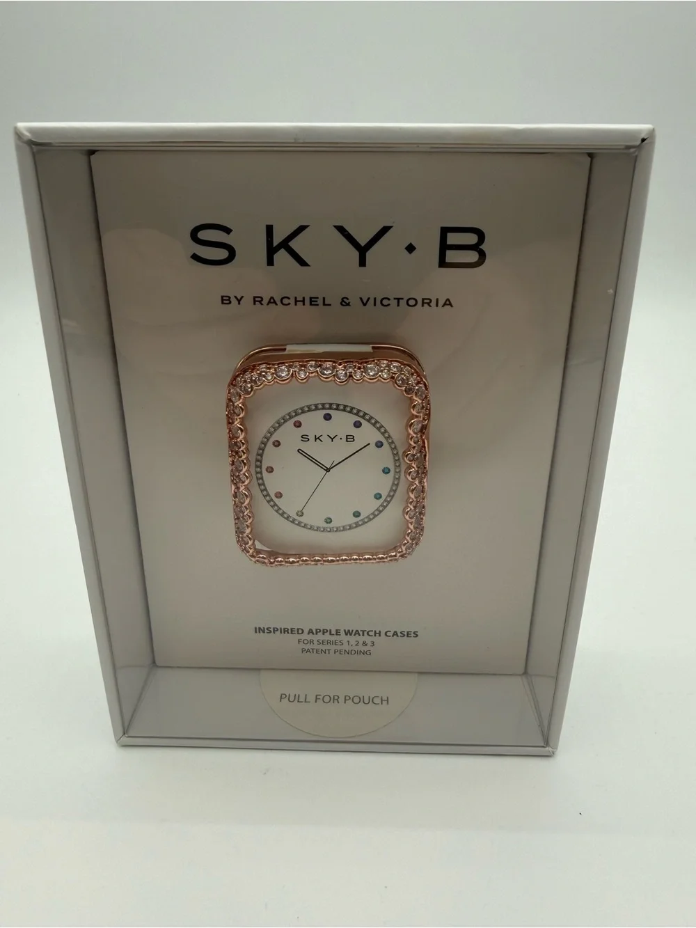 Sky Rose Gold Rhinestone Apple Watch Case